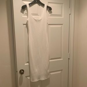 Fashion Nova Dresses - Fashion Nova White Ribbed Midi Dress Fashion Nova Dresses - Fashion Nova White Ribbed Midi Dress